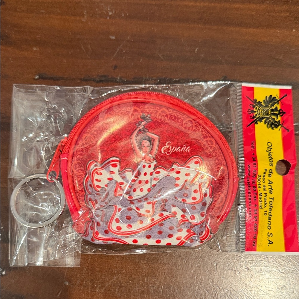 Flamenco Dance Red Key & Card Holder